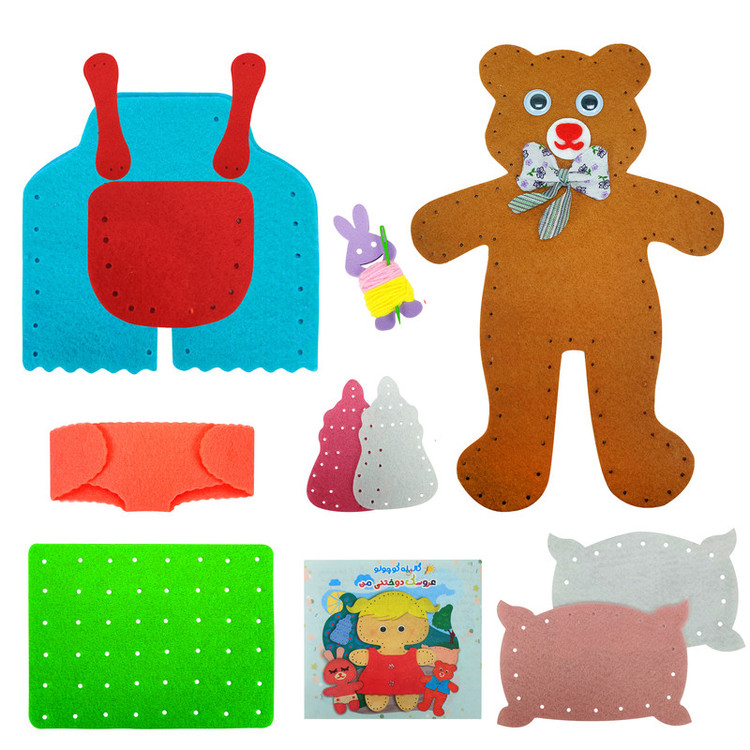 عروسک پارچهای تدی خرسه، تقویت مهارتهای حرکتی کودک