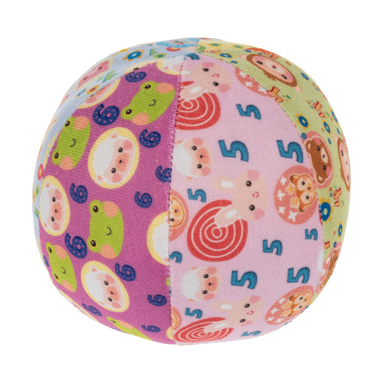 توپ جغجغهای نوزاد مدل هندوانهای با اعداد انگلیسی