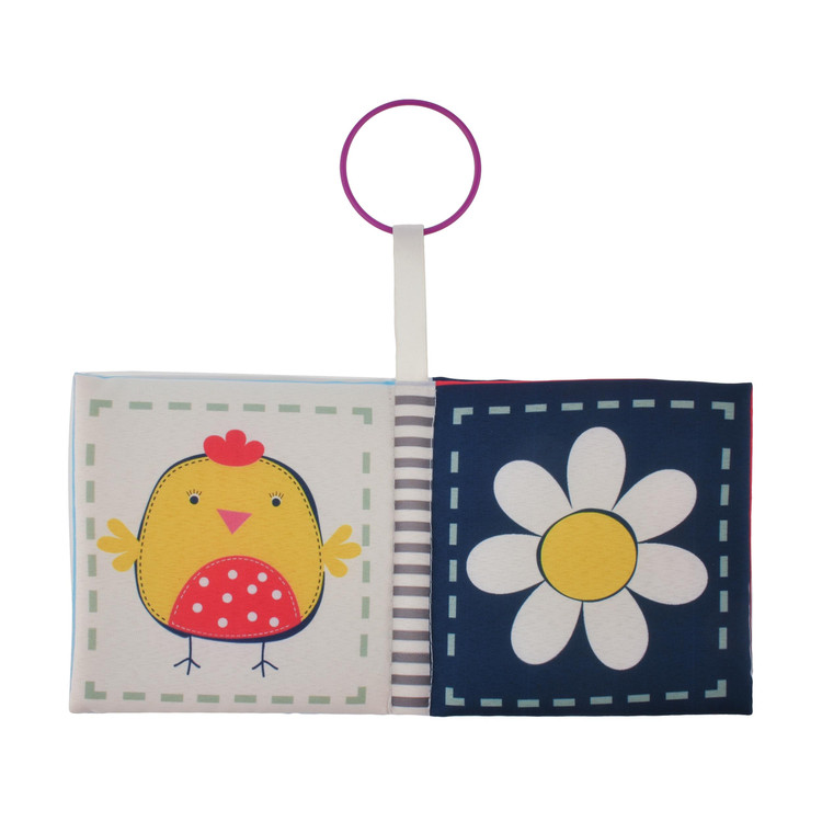 کتاب نینی سیاه و سفید، سوتک دار، مناسب نوزادان