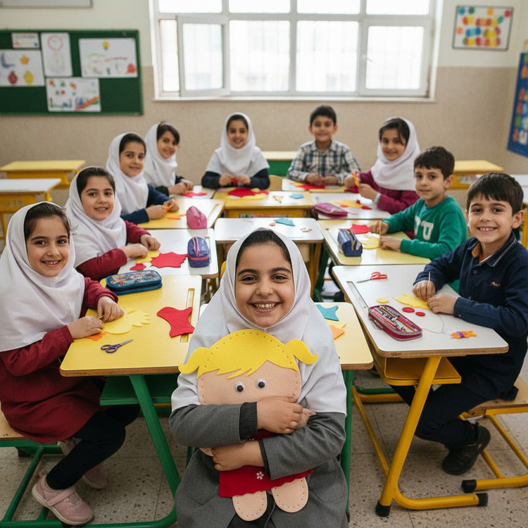 پک خیاطی آموزشی کودک فعالیت آموزشی و سرگرمکننده با پانچ و سوزن پلاستیکی