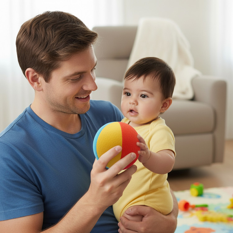 توپ پارچهای ایمن برای نوزاد