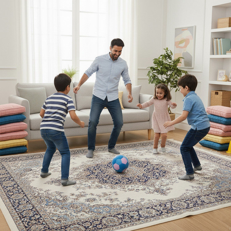 توپ پارچهای بزرگ فوتبال مناسب سرگرمی کودک
