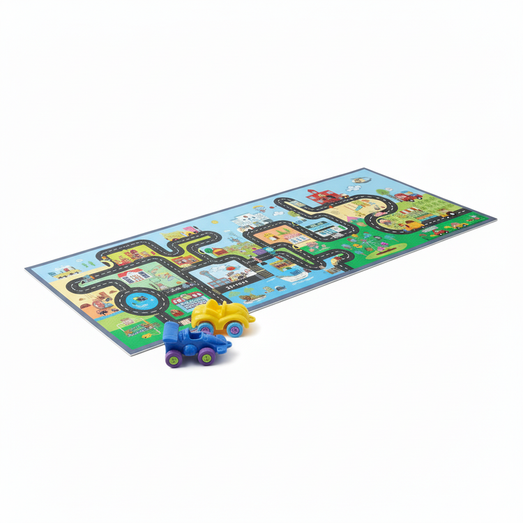 زیرانداز بازی ماشین برای بازی نقشآفرینی کودک