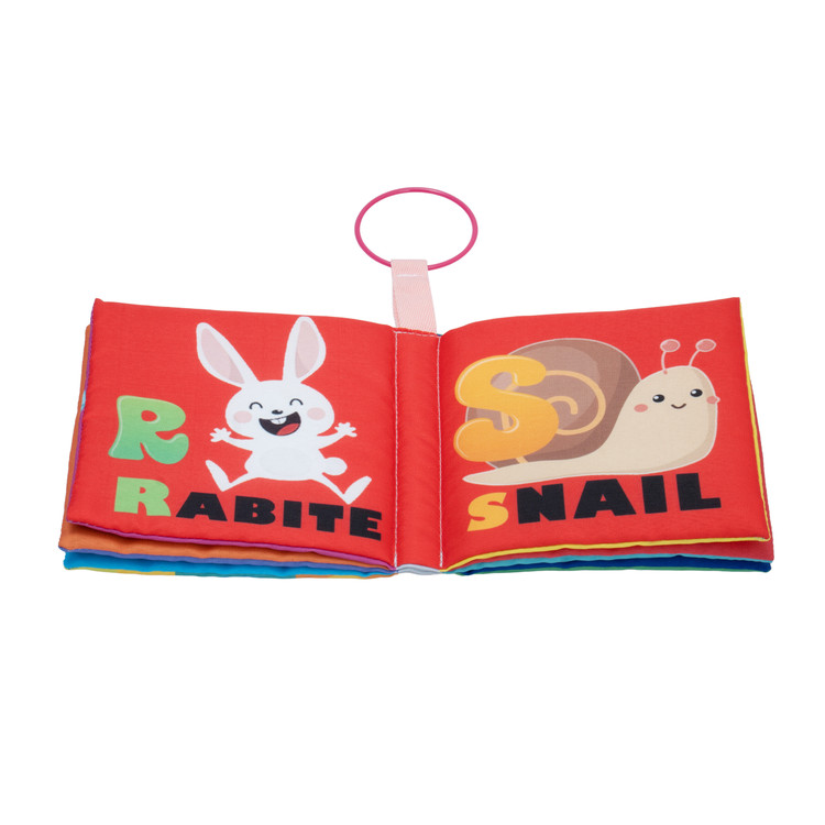 بسته آموزشی پارچهای، آموزش حروف و حیوانات انگلیسی برای نوزاد