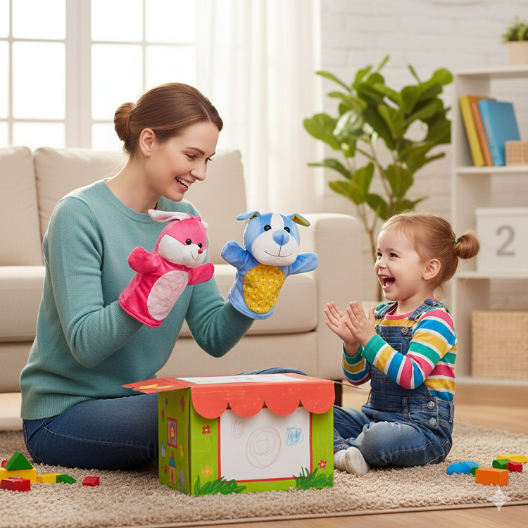 عروسک نمایشی خرگوش برای تقویت مهارتهای کودک برای تقویت مهارتهای کودک