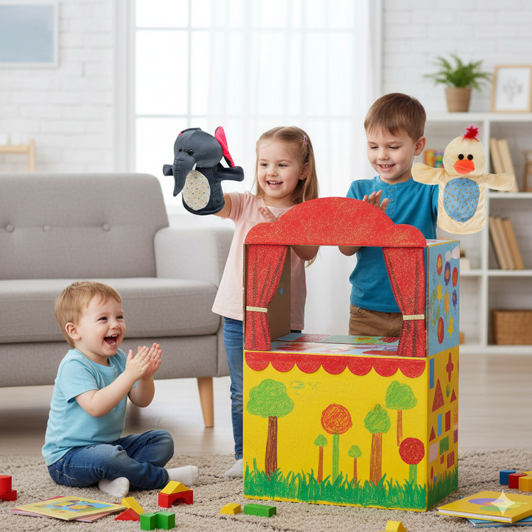 عروسک نمایشی فیل برای تقویت مهارتهای کودک