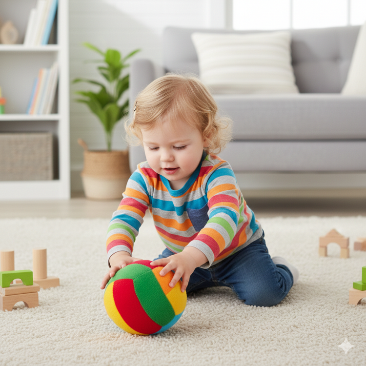 توپ نرم و ایمن مناسب ۰ تا ۳ سال